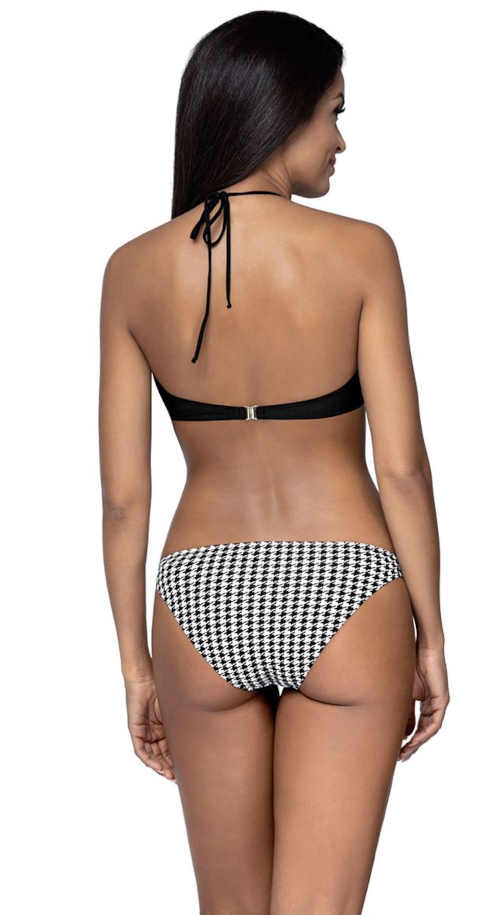 Fekete-fehér női modern bikini